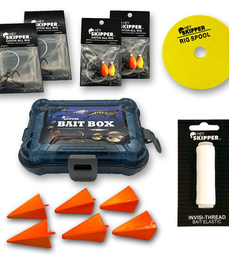 FISHING FEVER -- Bottom Fishing Rig Box + Sinkers + Accessories