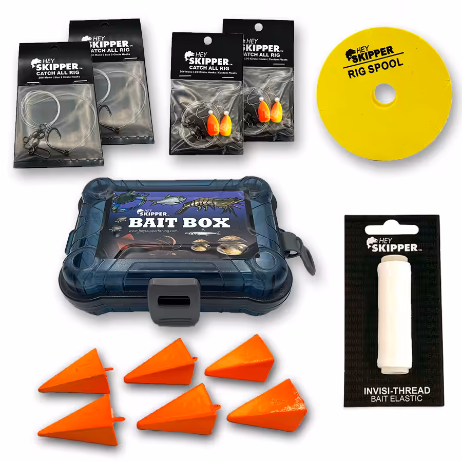 FISHING FEVER -- Bottom Fishing Rig Box + Sinkers + Accessories