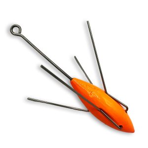 Sputnik Sinkers- Vibrant Orange- Beach Fishing Sinkers - 4oz