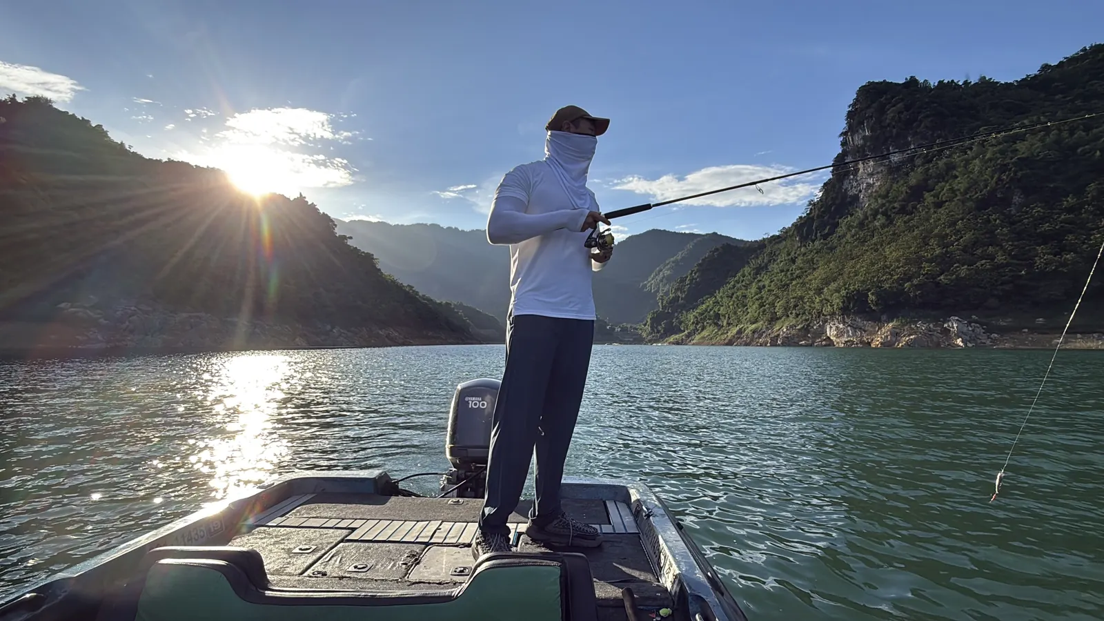 Sunrise over Hoa Binh Lake, Vietnam